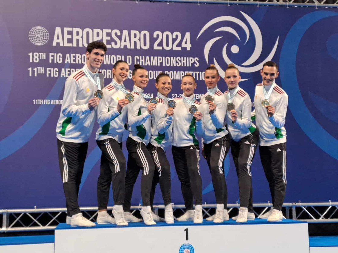 Aerobik-vb - Aranyérmes a magyar aerodance csapat