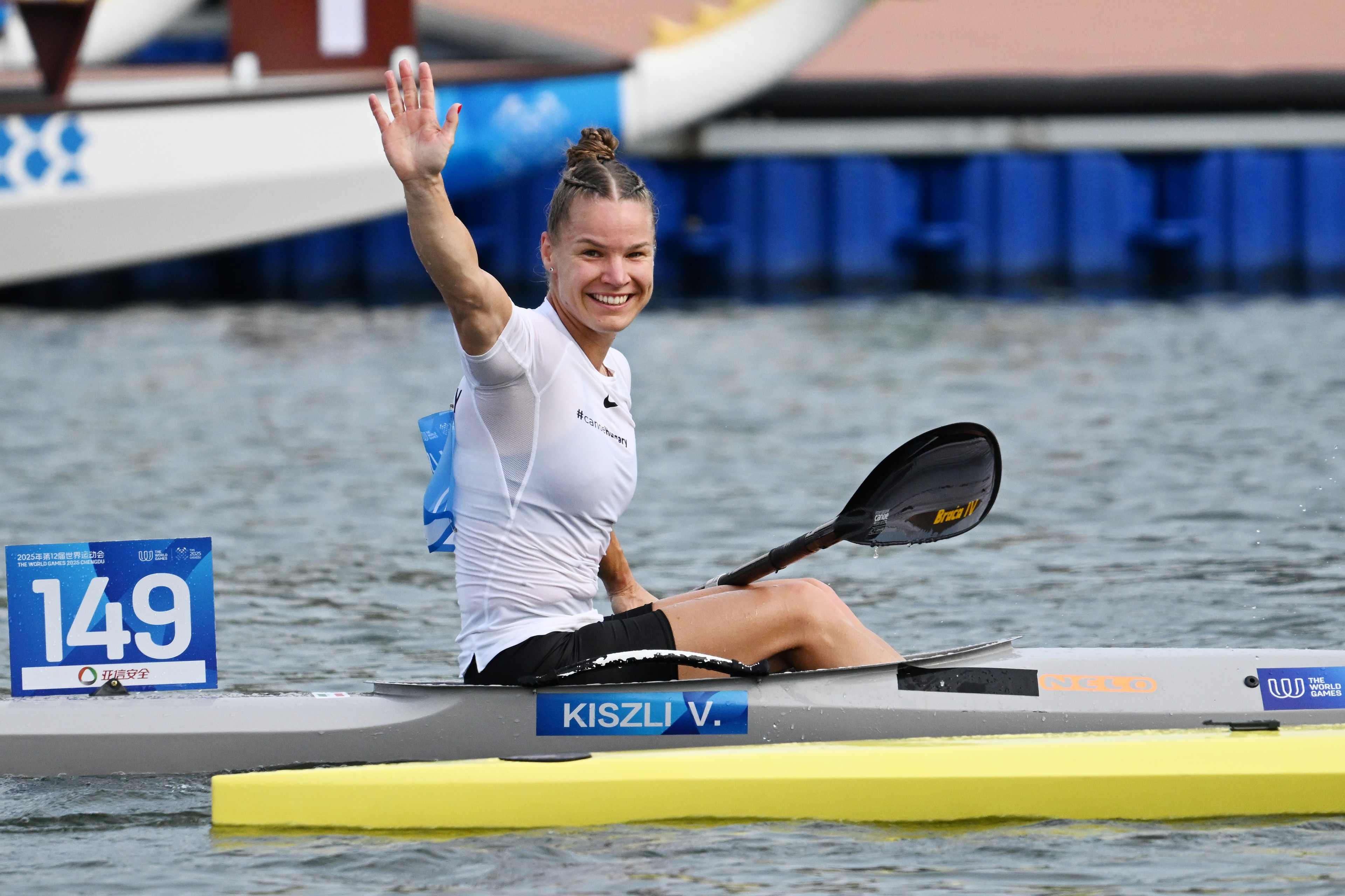 Az ellenfeleit dicsérte és elégedett az idényével a kajakos Kiszli Vanda