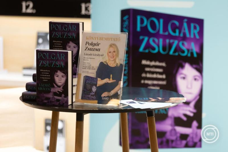 Önéletrajzi könyv jelent meg Polgár Zsuzsa sakkvilágbajnokról